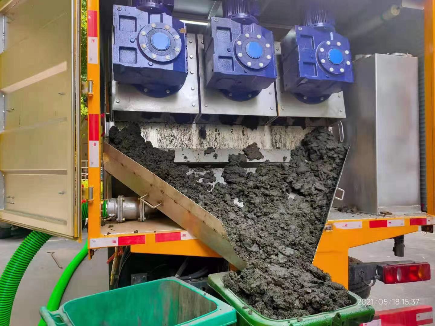 天长化粪池清掏城市维护站-泥浆净化干湿分离处理